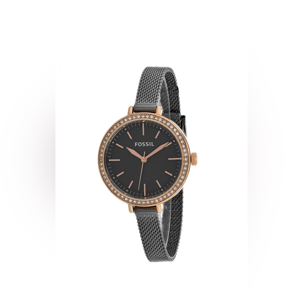 Fossil Women's Classic Black Dial Watch - BQ3458